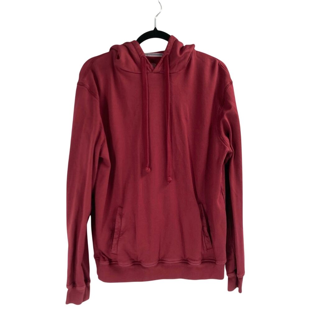 Fedeli Cashmere Blend Red Pocket Hoodie Men’s Large